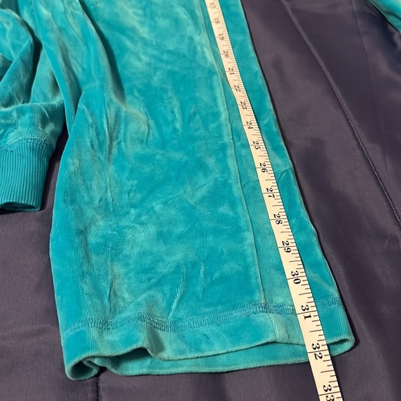 Vintage Turquoise Forenza velour sweat suit - Picture 3 of 4